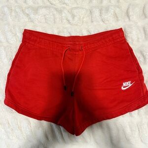 Nike Vibrant Red Athletic Shorts